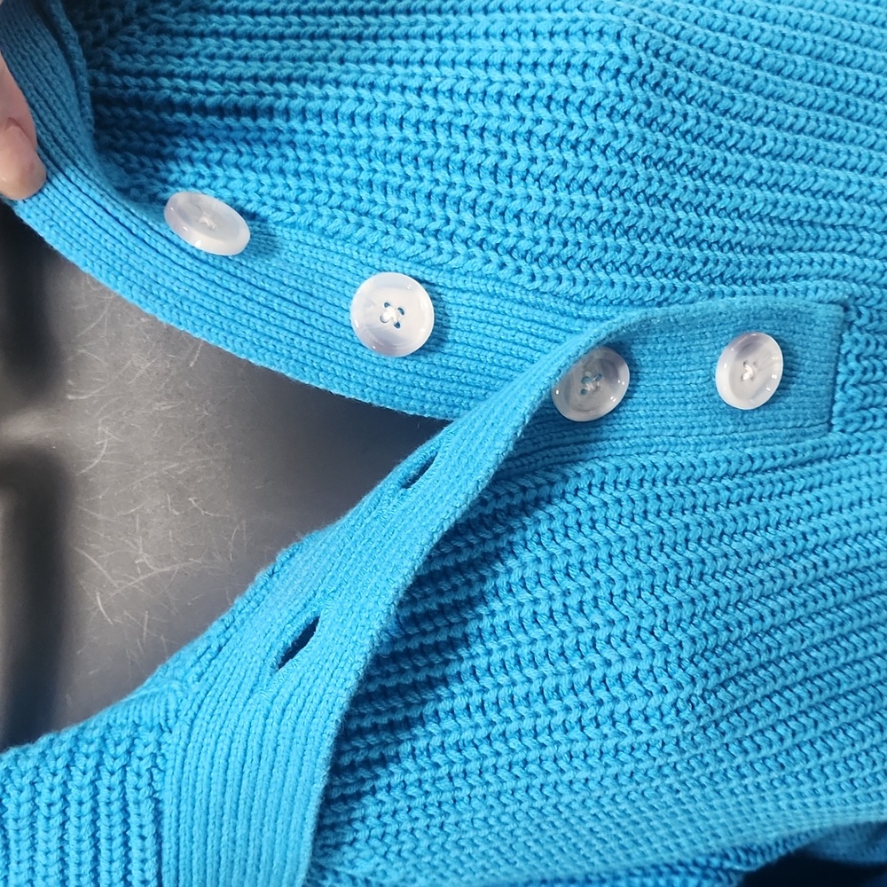NWT LOFT Ribbed Collared Sweater - Picture 3 of 8